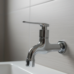 Lever Bib Cock-R1 Metal